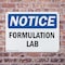 Signmission Formulation Lab, 24 in W x Rectangle, Plastic OS-2PACK-NS-P-1824-L-12898 - alternate 7